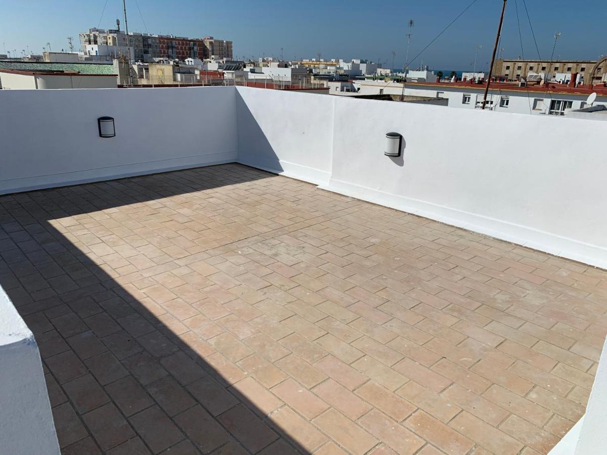 Atico Terraza Cadiz Centro Ascensor Playa De La Caleta Apartman Kültér fotó